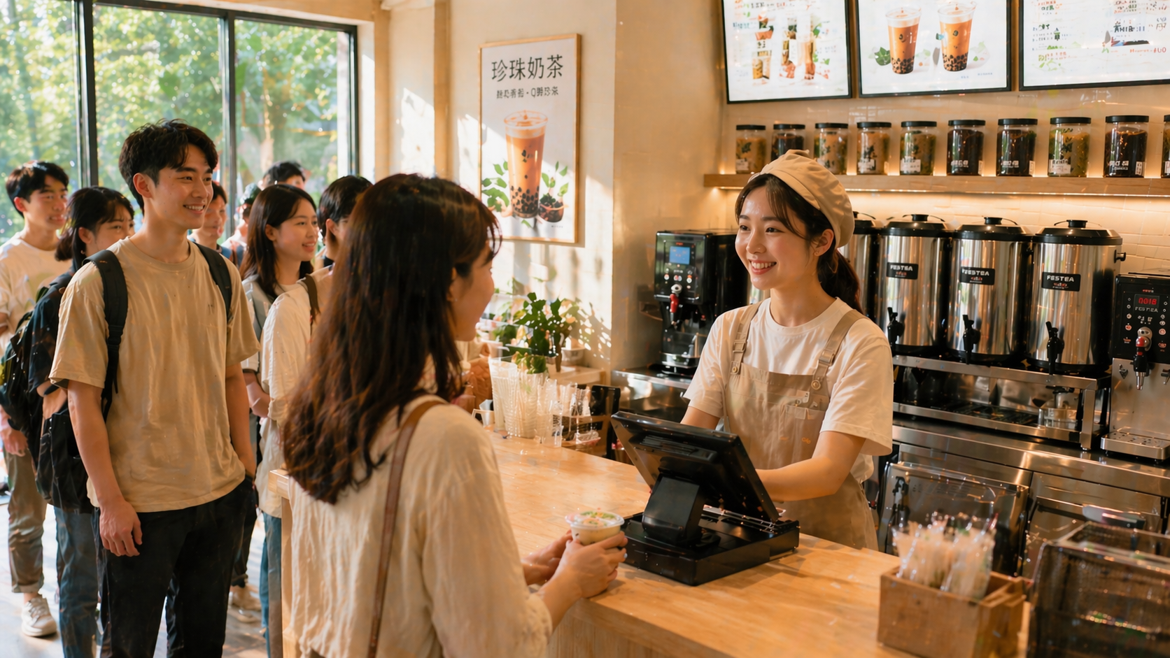 旺區茶飲店頂讓：固定客源＋新淨設備，省去創業最難的第一步